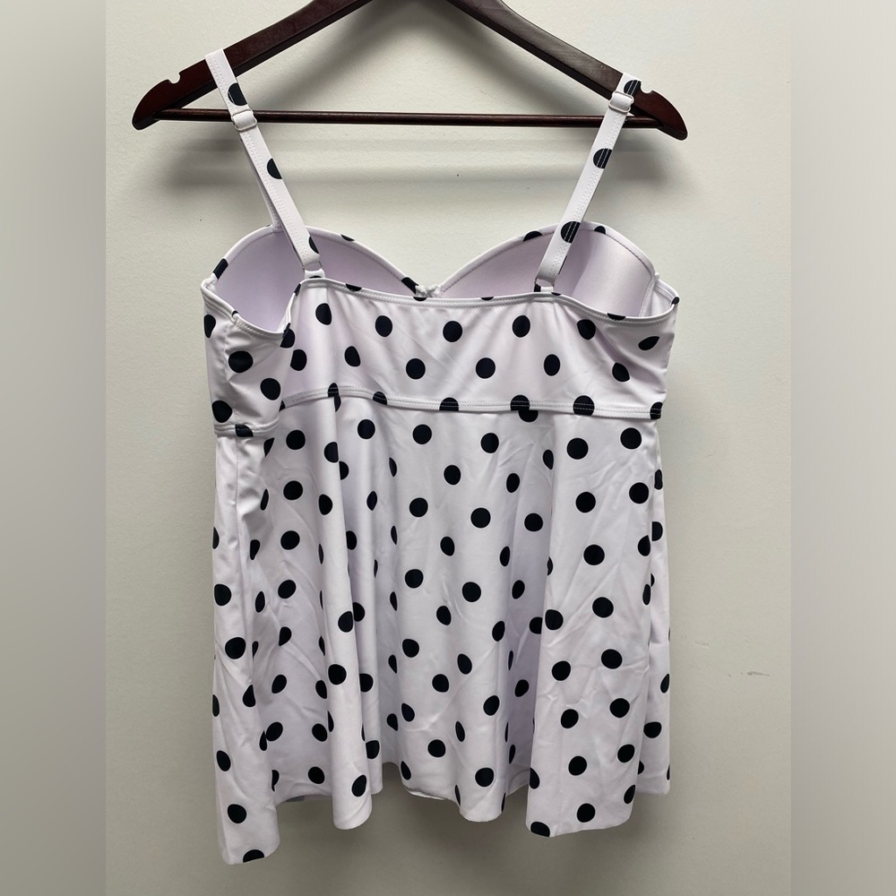 Polka Dot Swim Dress - Picture 4 of 8